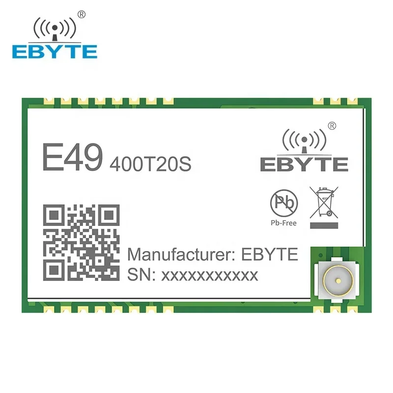 433MHz Module Wireless Data Transmission Module RF 20dBm EBYTE E49-400T20S SMD Long Range Transceiver UART Wireless Module