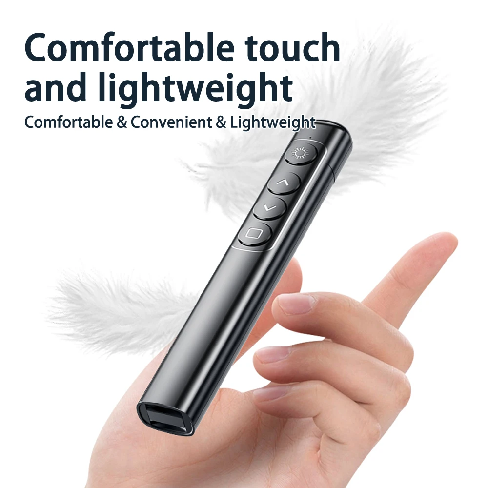 Wireless Presenter PPT Page Turner Presentation Clicker Pen Remote Control Flip Pen PPT Slide Advancer for Projector Powerpoint