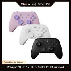 MOBAPAD N1s / N1 HD 2.4G Wireless Bluetooth Game Controller with Hall Joystick Gamepad for Nintendo Switch 2 PC IOS Android
