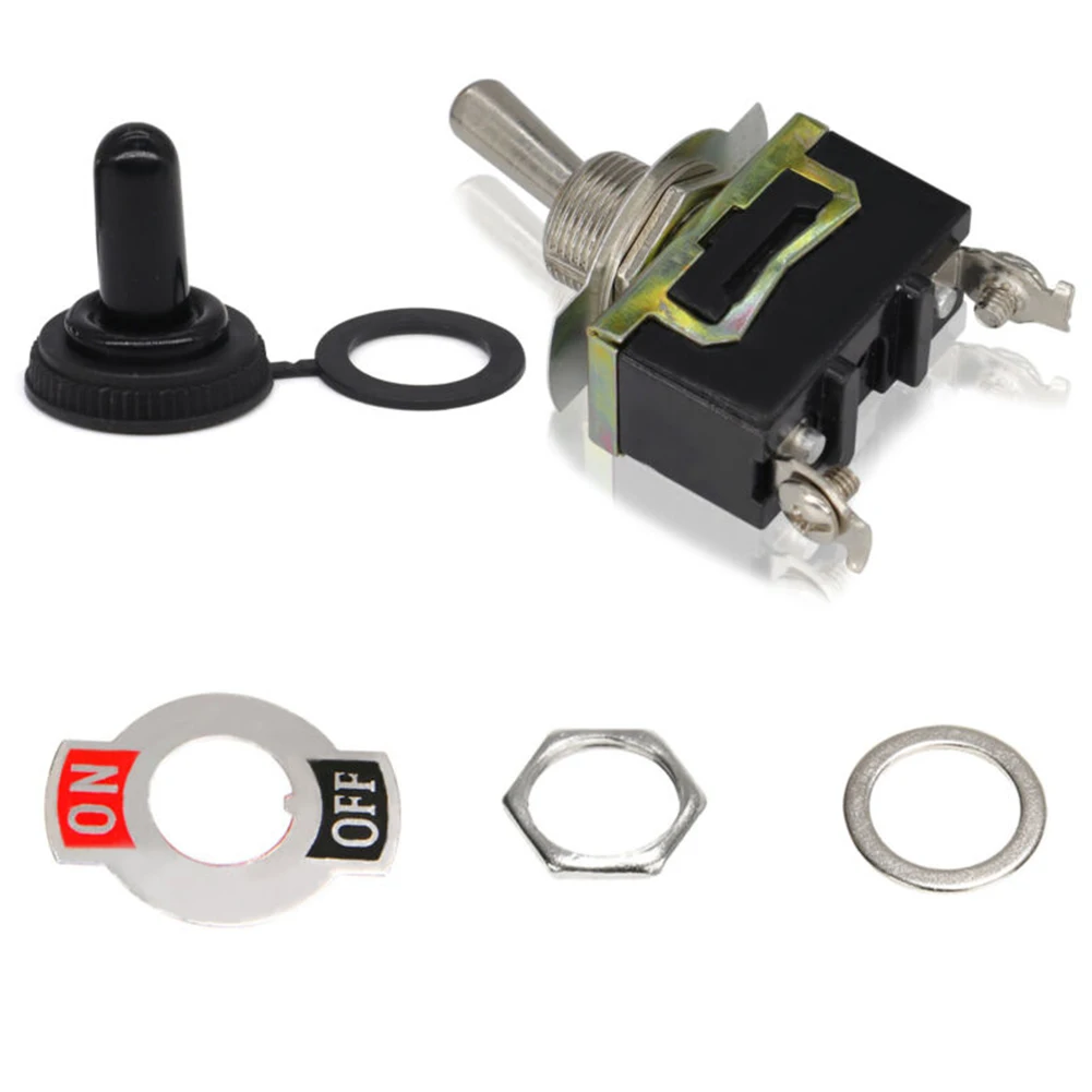 Rocker Switch Toggle Switch Office Outdoor Garden Metal+Plastic Parts Waterproof Weatherproof 12 Volt Accessories