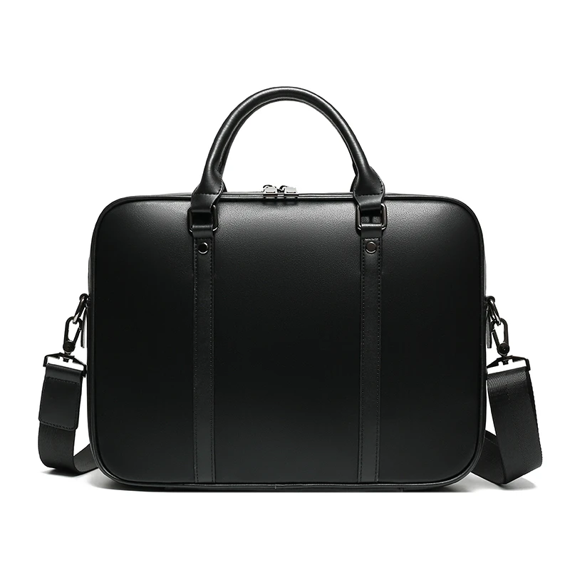 Aktentasche aus echtem Leder für Herren, lässig, einzelne Schultertasche, Umhängetasche, Laptop-Handtasche, Business-Ledertasche, männlich, Ferd