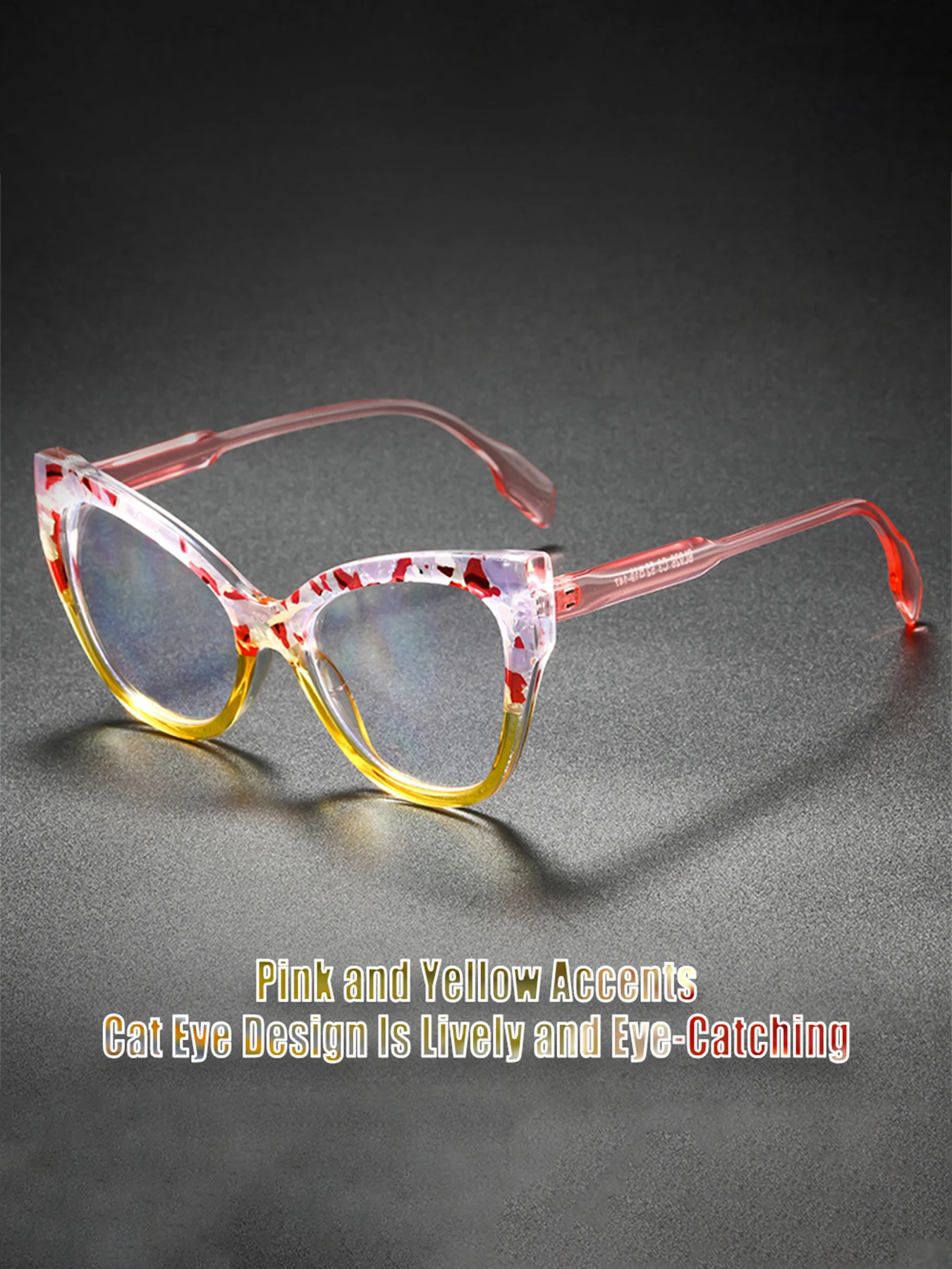Stilvolle Cat-Eye-Brille mit blauem Licht blockierend – Unisex, trendig, vielseitig und augenschützend