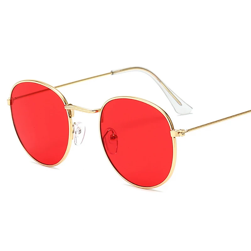 RMM 2020 Classic Small Frame Round Sunglasses Women/Men Brand Designer Alloy Mirror Sun Glasses Vintage eyeglass free shiping