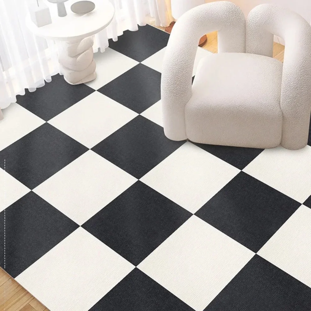 

10pcs 30x30cm Colorful Non-Slip Removable Floor Tile Stickers Patchwork Carpet Splicing Carpet Home Decoration Supply