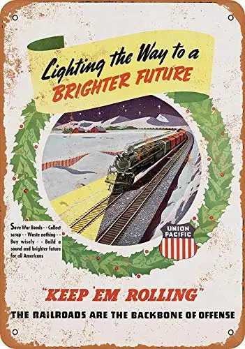 Fsdva Metal Sign - Railroad Backbone Offense - Retro Wall Decor Home Decor