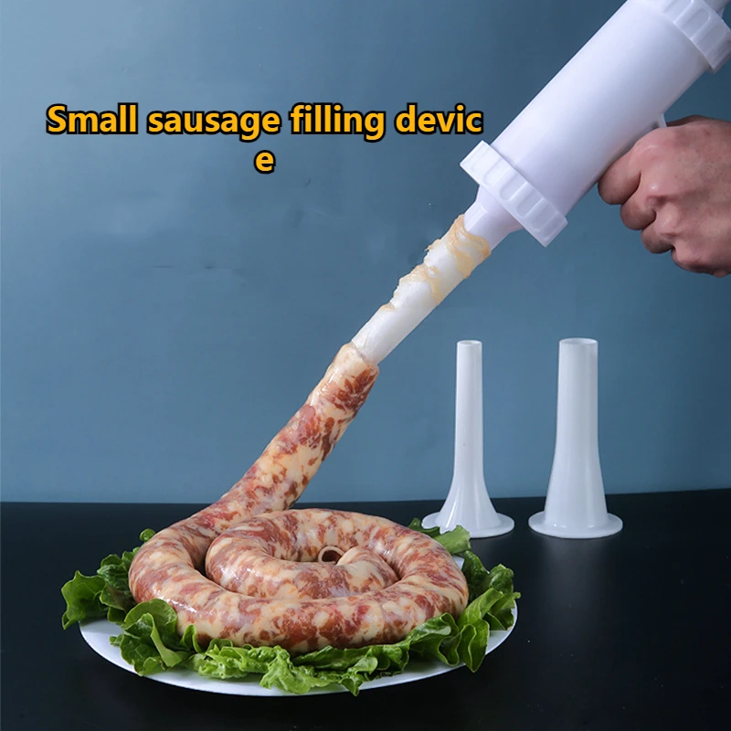 Hand push sausage filling tool, sausage machine, small sausage filling device, household manual sausage filling machine