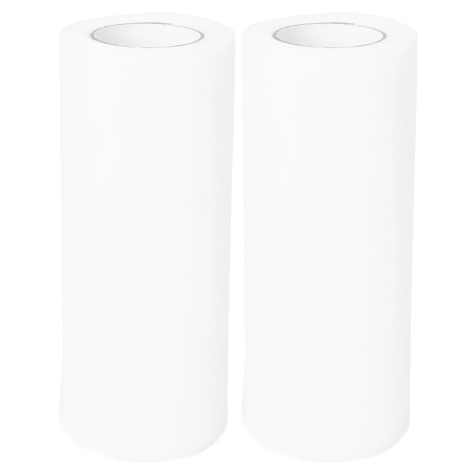 

2pcs 2 Rolls 6 Inch White Tulle Fabric For Diy Craft Wedding Party Decoration Tutu Room Decor Garland Flower Arrangement Bulk
