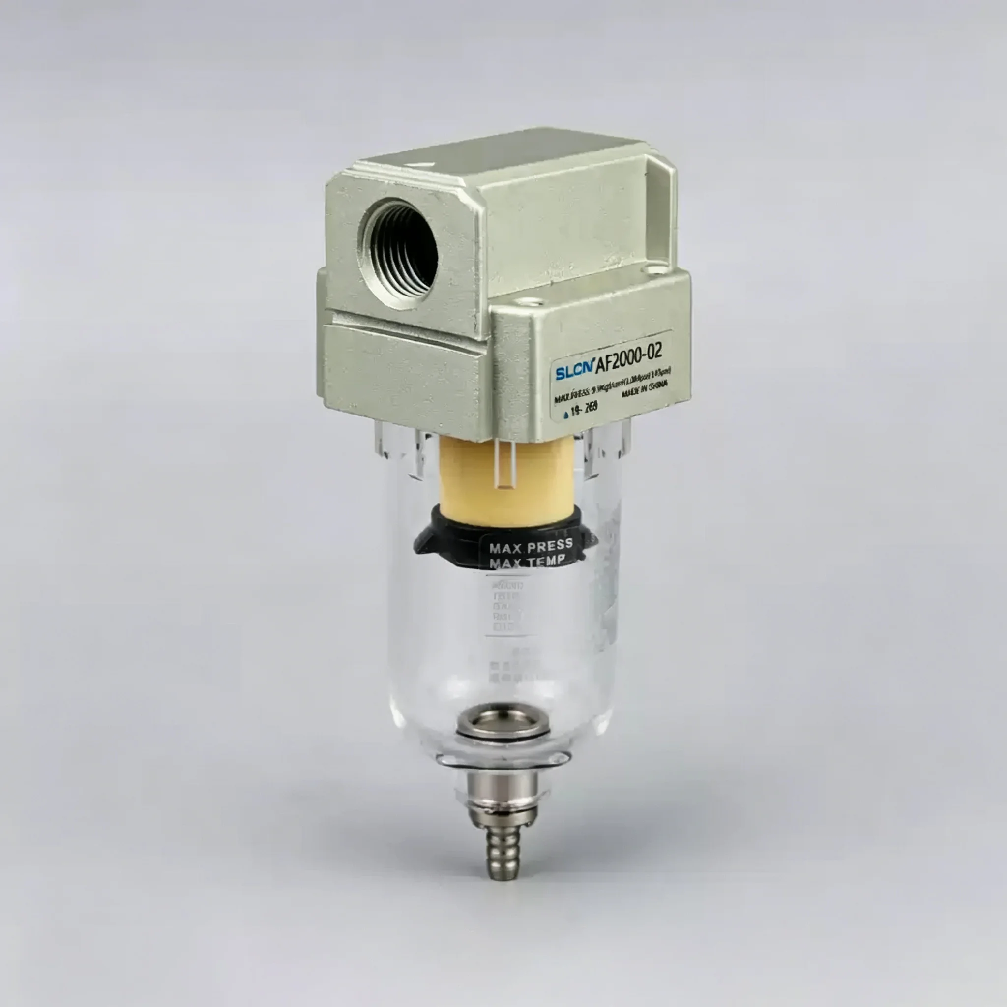 AF2000-02 1/4 Compressor Filter Pneumatic Universal Oil Catch Tank Can Out Impurities Water Separator Compressed Air Pump