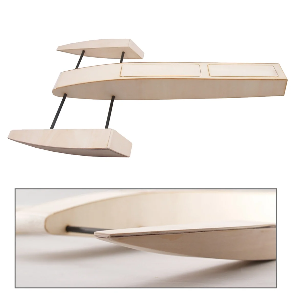 الجديد RC قارب سريع خشبي سبونسون مداد الروبيان سرعة قارب نموذج أطقم راديو التحكم عن بعد قارب سريع ، نموذج واحد