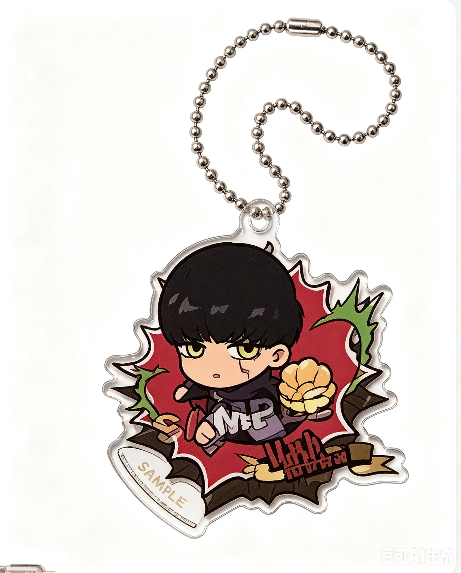 Cartoon High Definition Images Anime Mashle: Magic And Muscles Keychain Acrylic Figure Keyring Pendant Cosplay Jewelry Gift 2026 view 4