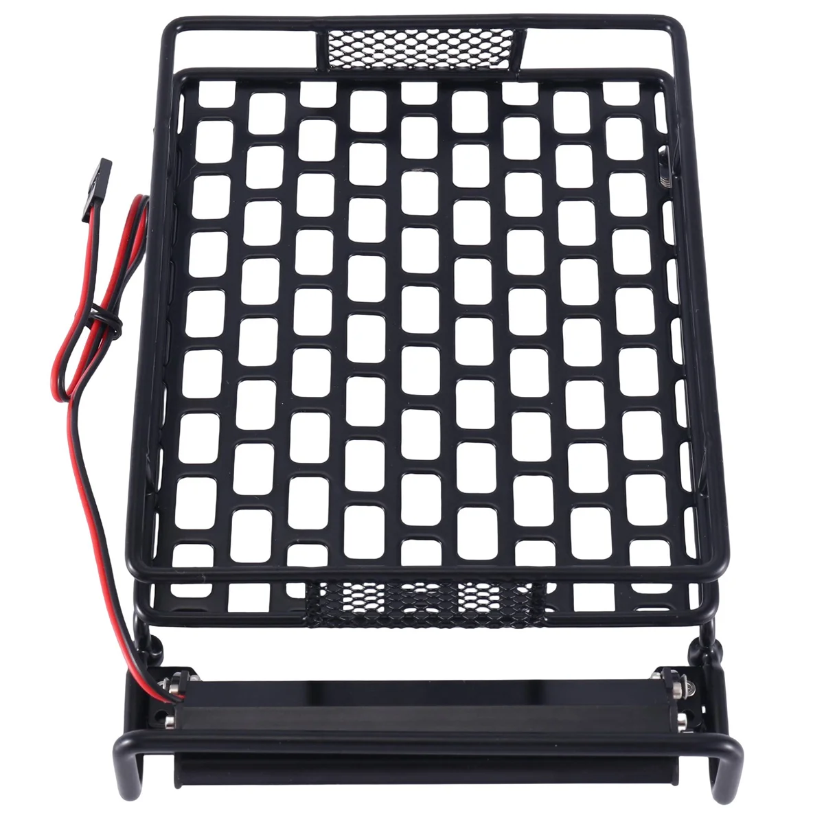 حامل للأمتعة معدني مزود بمصابيح ليد ، سيارة مجنزرة بتحكم عن بعد ، crx ، Tamiya CC01 ، RC4WD ، D90 ، محوري SCX10 ، 1 ، 10