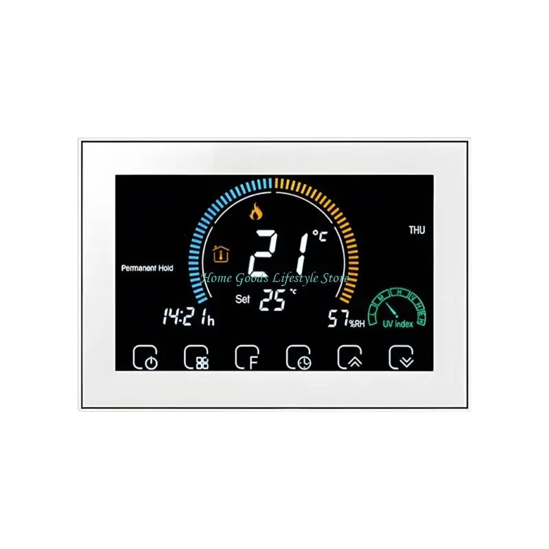 E74E Energy Saving Programmable Thermostat Gas Boiler Temperature Remote Controller