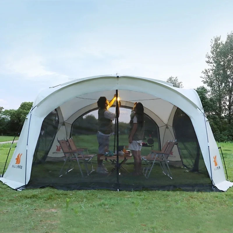 

Водонепроницаемый и солнцезащитный тент-навес для кемпинга, складной купольный шатер, креативный легкий портативный большой павильон, пергола для патио