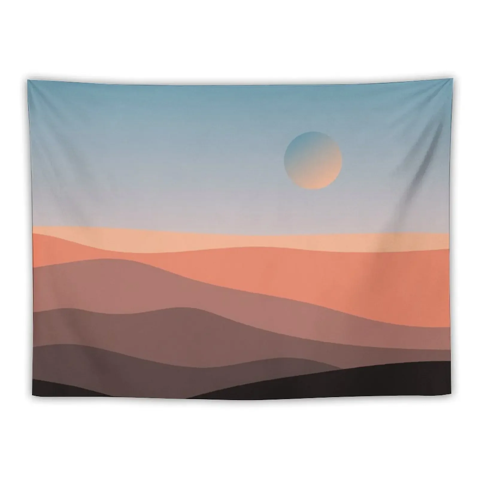 Desert Moon Tapestry Christmas Decoration Carpet Wall Tapestry