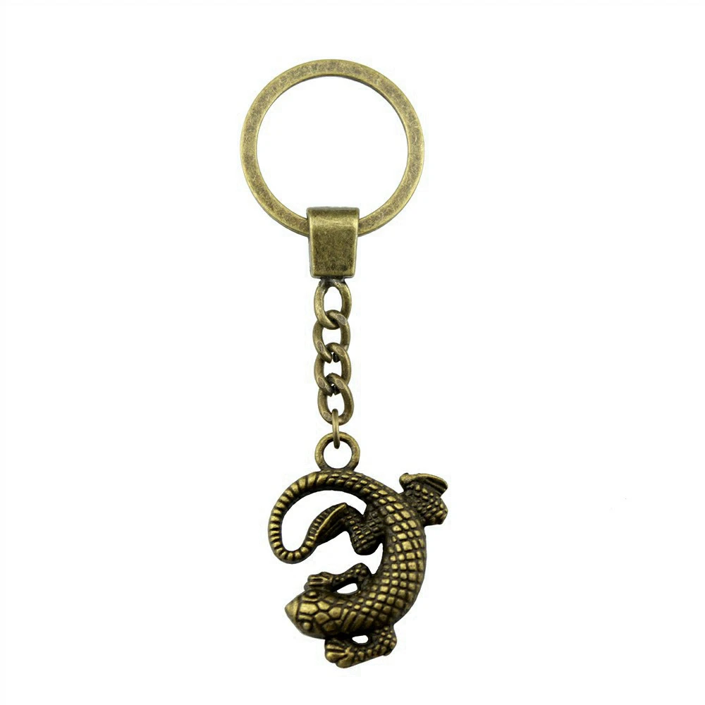 1pcs Gecko Keyring Accessories Accessories For Jewelry Wholesale Ring Size 30mm