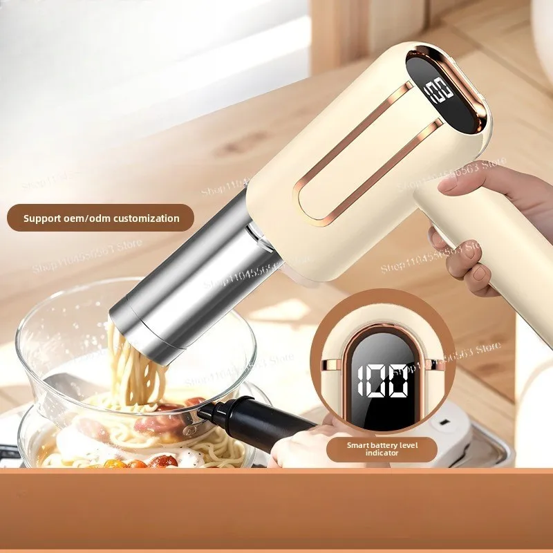 Household Portable Cordless Handheld Noodle Maker, Automatic Electric Pasta Press, Multifunctional for Noodle & Hele Noodle