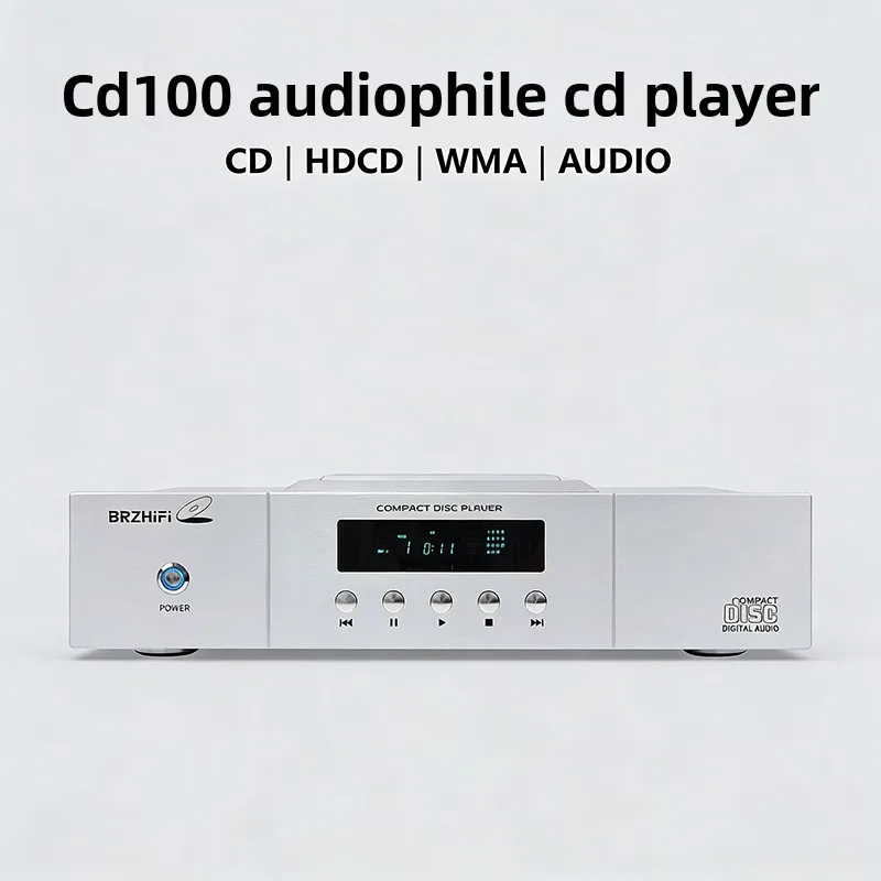 

Новейший CD-плеер BRZHIFI CD100 2026 года с откидной крышкой, сбалансированным выходом и цифровым декодированием.