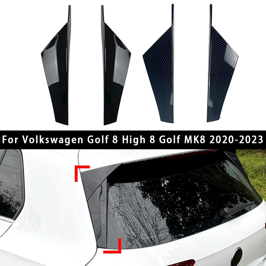 

Для Volkswagen Golf 8 High 8 Golf MK8 2020-2023 автомобильный фланговый хвостовой спойлер из углеродного волокна, боковое крыло, аксессуары для внешней модификации