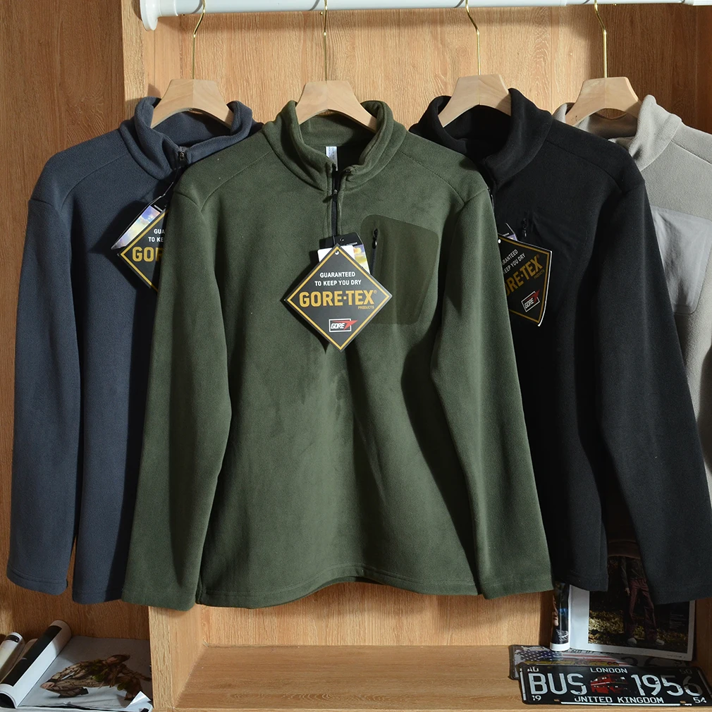 

Thermal Fce Hoodie Sweatirt f Zip Ne Outdoor Men's Autumn Loose Fit Modern Sle Youth Base Layer irt