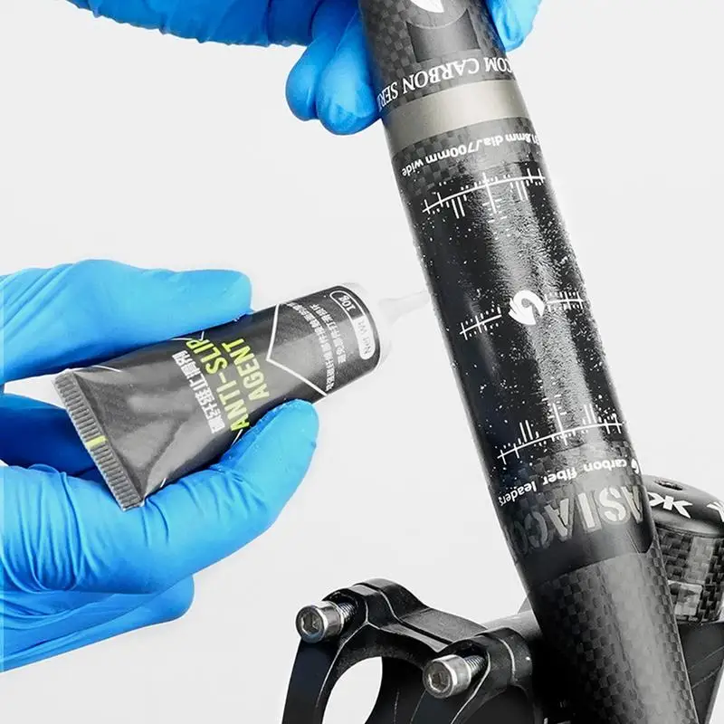 Agente antideslizante para fibra de carbono, grasa S, lubricante de fibra de carbono, lubricantes de fibra de carbono, grasa para vástago de bicicleta para carretera de montaña