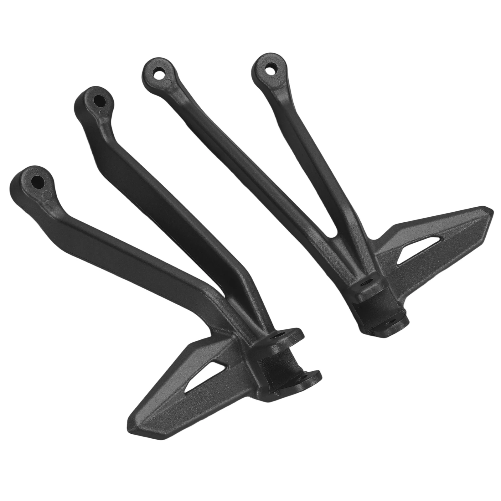 1 Pair Rear Footrest Holder For Triumph Street Triple 765R 765RS 765 Moto2 Edition Passenger Pedals Brackets Footpegs Hangers