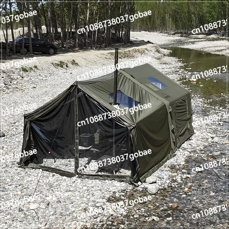 Junxin Coody8 Inflatable Tent with Extended Foyer Source Factory Winter Outdoor Camping Self-driving Overnight Canopy