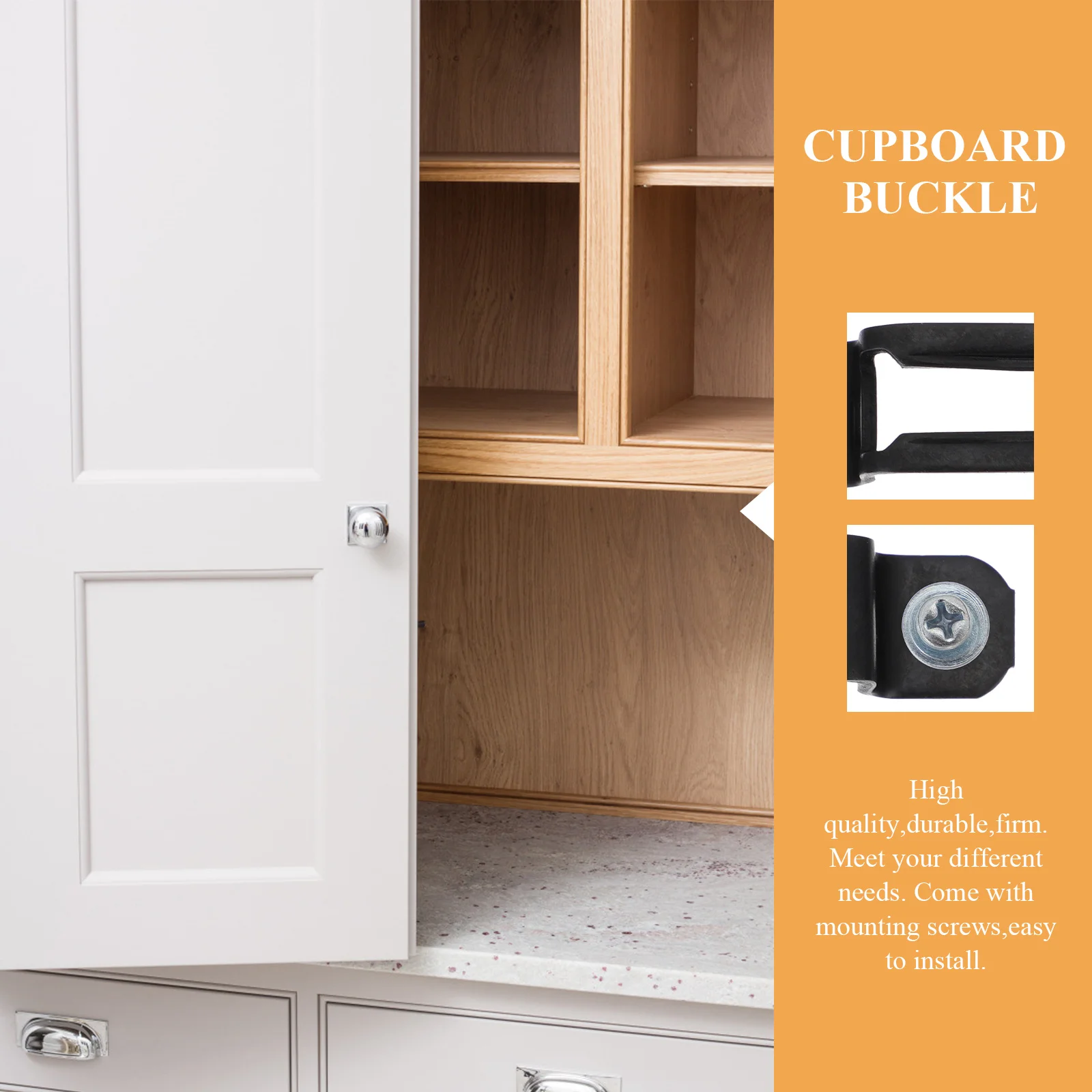 

50 set Cabinet Wardrobe Connector Hidden Furniture Fastener Galvanized Mounting Hardware Easy Install Invisible Cupboard Buckle