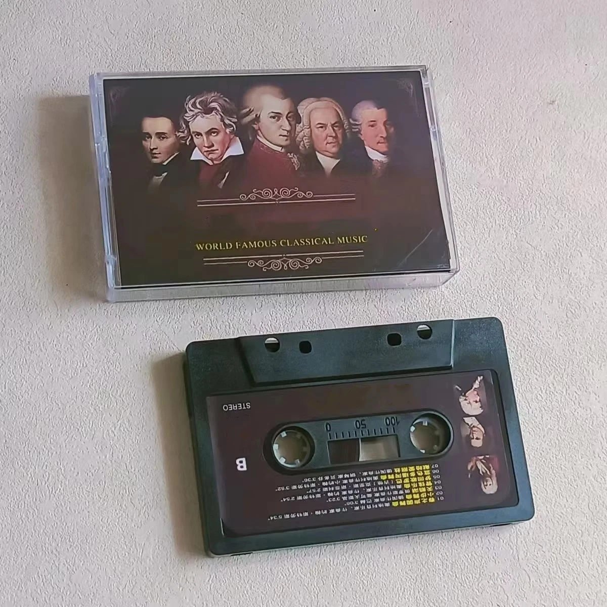 Classical Artists Music Tape WORLD FAMOUS CLASSICAL MUSIC Album Cassette Cosplay Walkman Recorder Car Soundtracks Box Collection