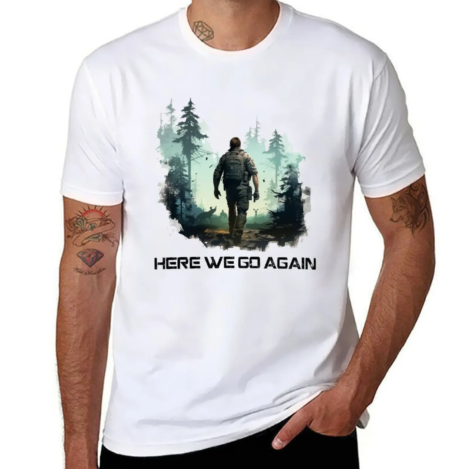 

Here we go againTarkov USEC BEAR T-Shirt black cotton t-shirt plain for man package man t shirt luxury T-Shirt