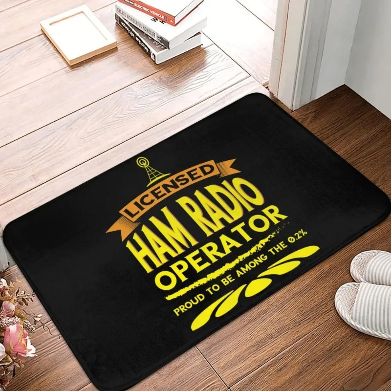 Ham Radio Amateur Operator Doormat Mat Anti-Slip Kitchen Bath Bedroom Rug Carpet