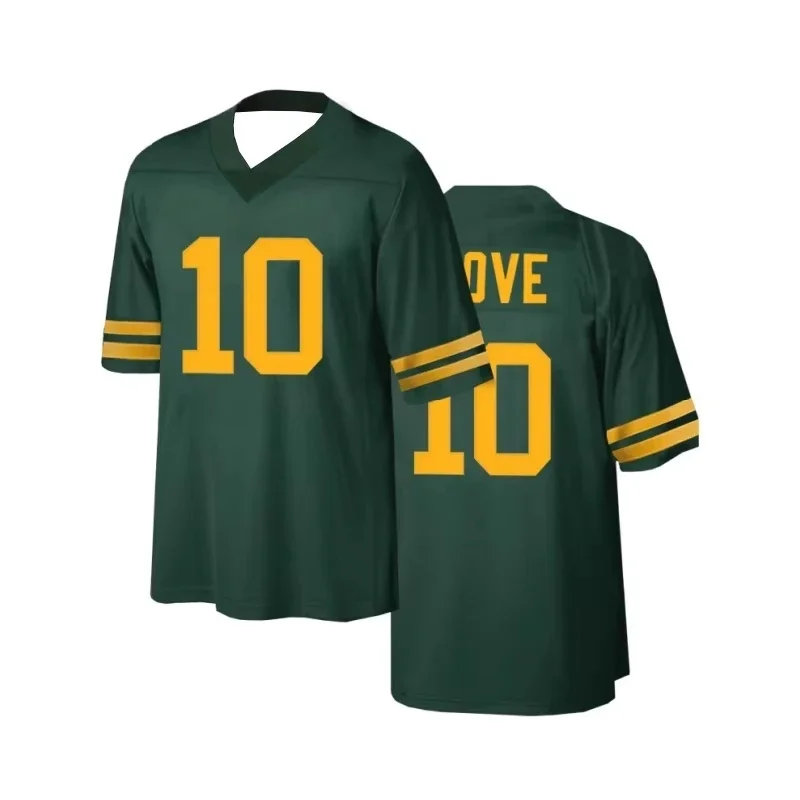 2026 Neues American Football Retro-Streifen-Fan-Shirt Bequemes, Lässiges, Atmungsaktives Schnelltrocknendes Sport-Eltern-Kind-T-Shirt – Detail 2