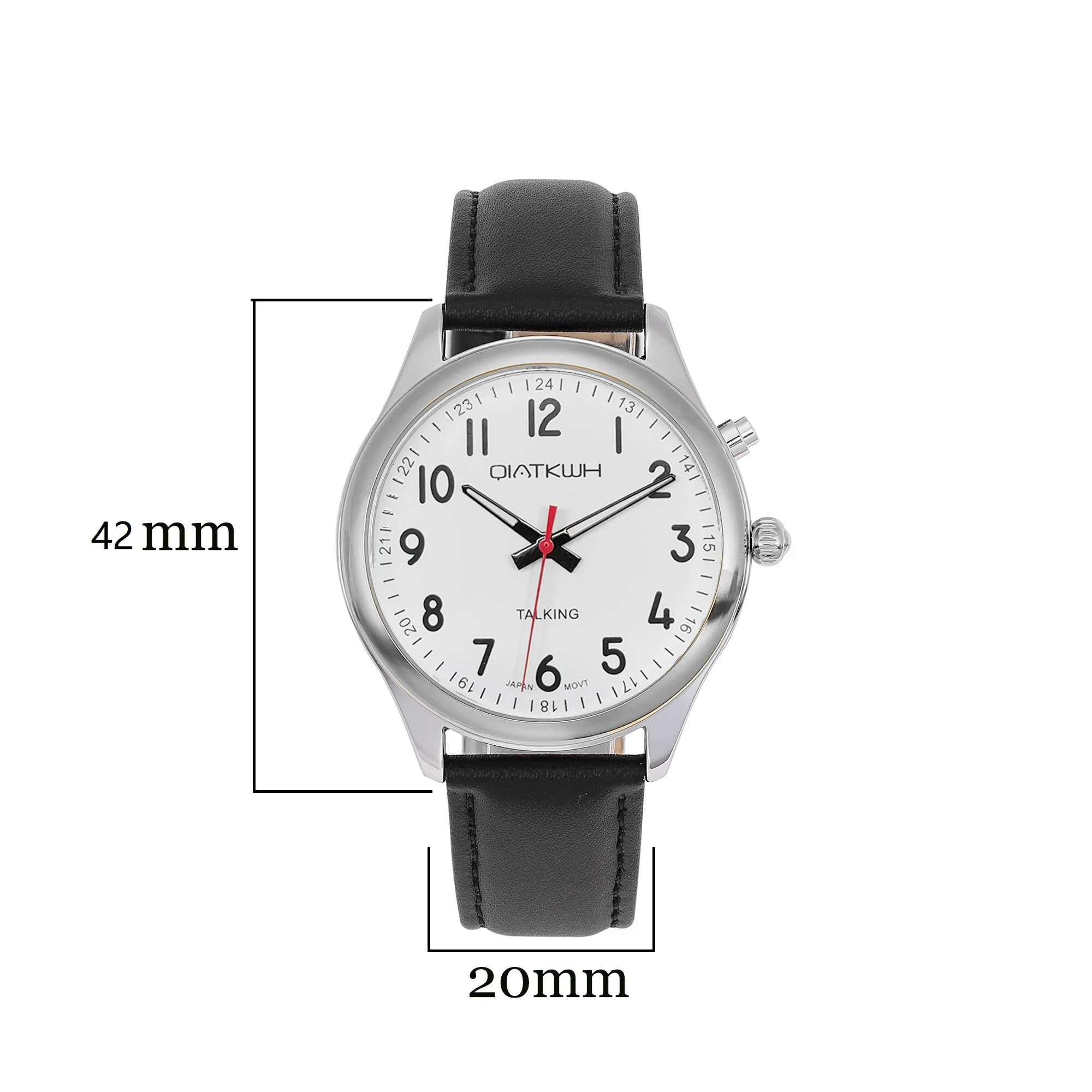 QIATKWH Russian Voice Talking Watch for Blind,Visually impaired or Elderly