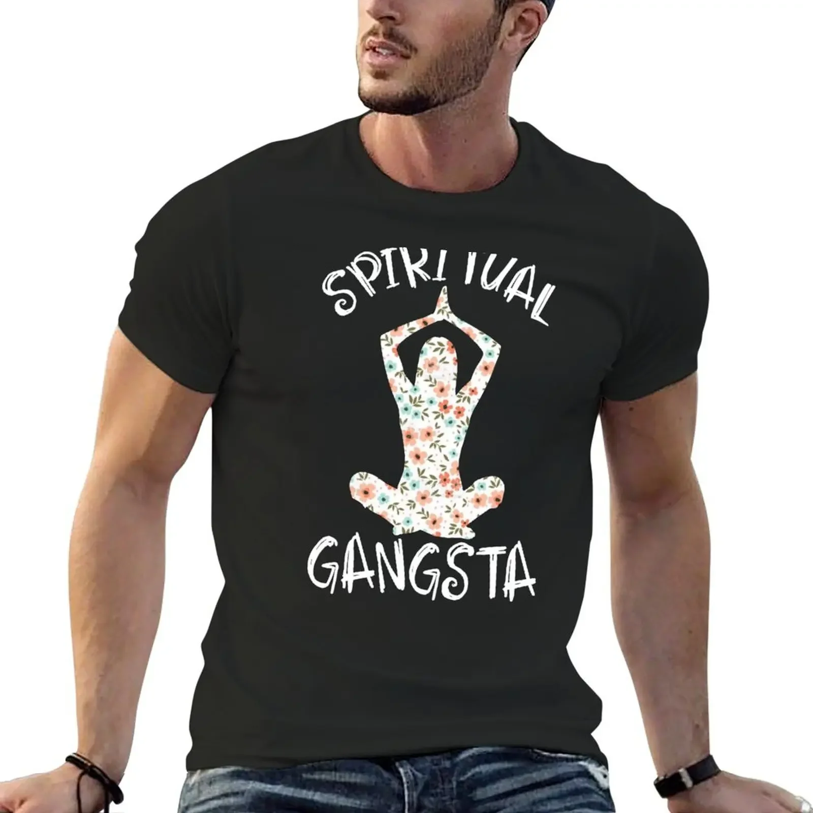 Spiritual Gangsta T-Shirt quick drying essential t shirt customs design your own kawaii clothes plain black t shirts men