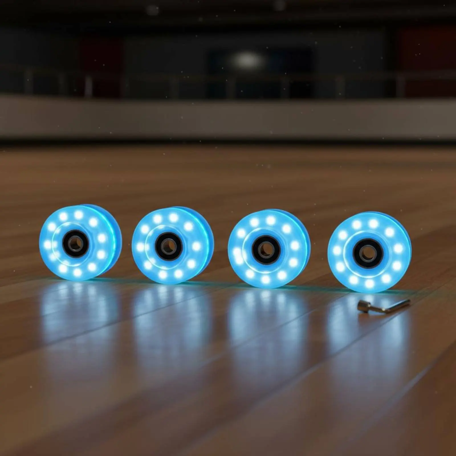 

Светящиеся четырехколесные ролики для катания в помещении/на улице, износостойкое оборудование для катания на роликах