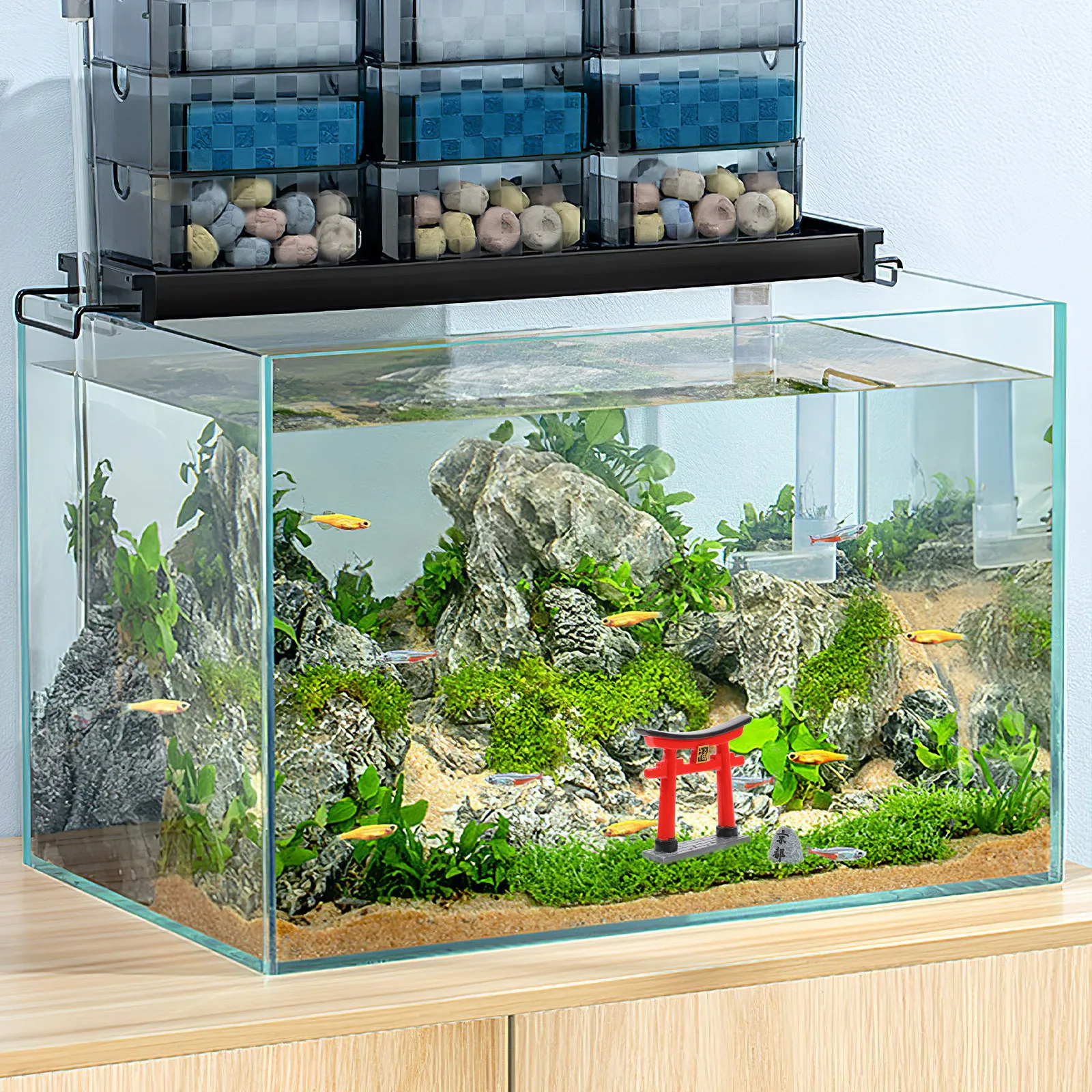 Porte Torii Japonaise, Petite - Aquarium Fish Japanese avis et prix
