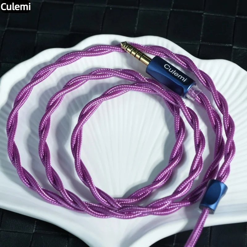 Kabel słuchawkowy Culemi-07 2-żyłowy 2.5/3.5/4.4mm MMCX/QDC/0.78 2Pin 6N OCC Zamiennik Ulepszony Kabel Zbalansowany — zdjęcie produktu 2