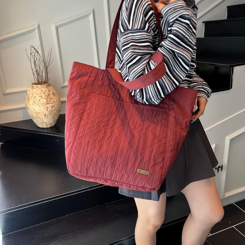 

Solid Microfiber Large Capacity Sweet Shoulder Bags 2026 High Quality Commuting Casual Handbags Elegant Versatile Women's Bags