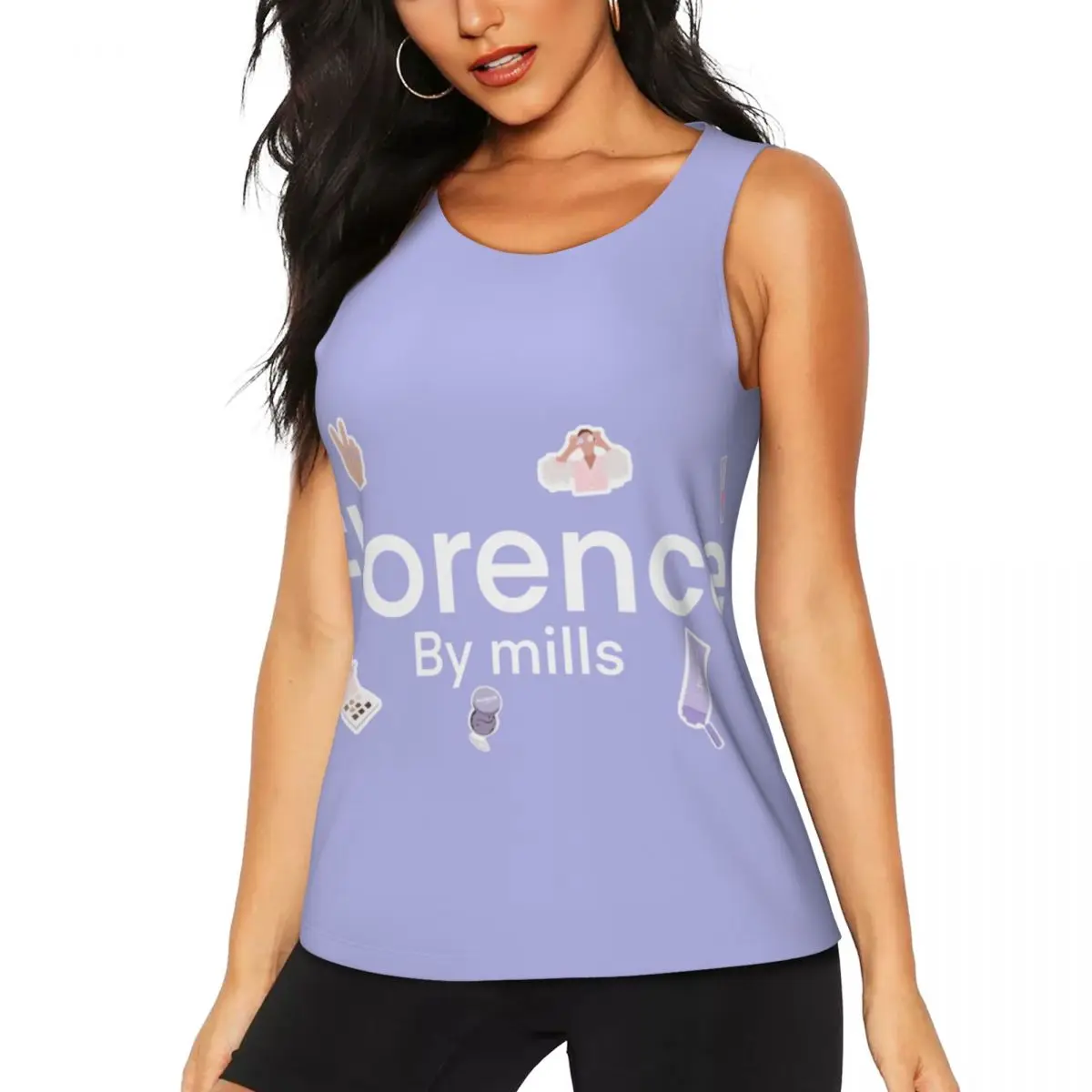 Benutzer definierte Florenz von Mills Yoga-Shirt für Frauen Workout Gym Tank Tops