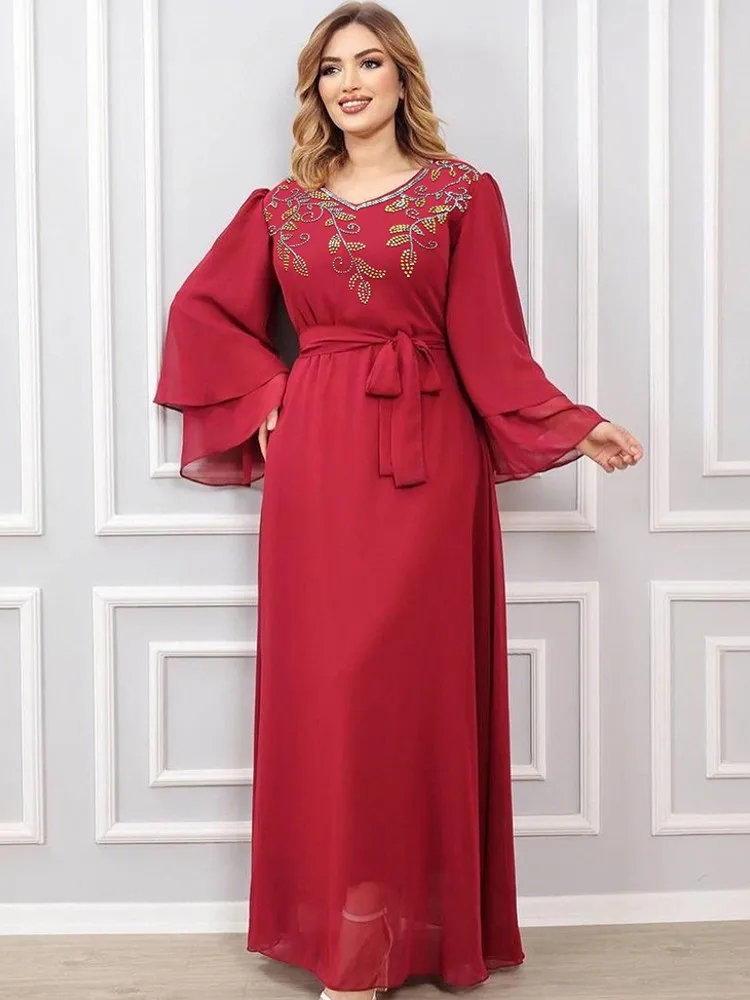 

African Dresses For Women Dashiki Long Maxi Dress 2025 Summer Big Size Dress Ladies Traditional African Clothing Fairy Dreess