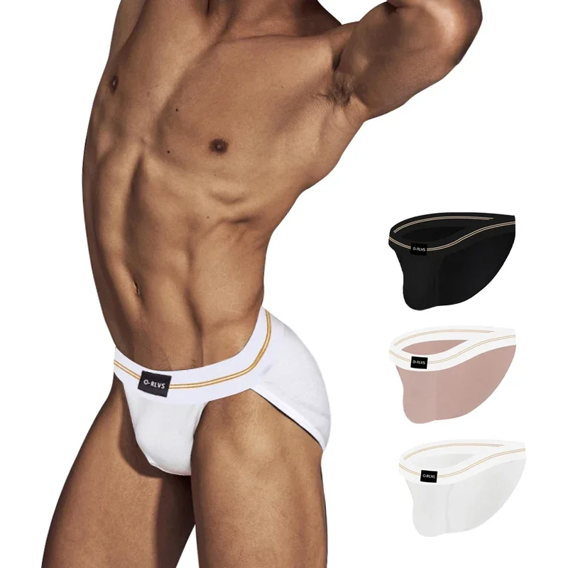 1/3 Stück Nahtlose Herren-Unterwäsche mit Hüftdesign, Große Weite Elastische Slips, Bequeme Atmungsaktive Unabhängige Jungen-Shorts