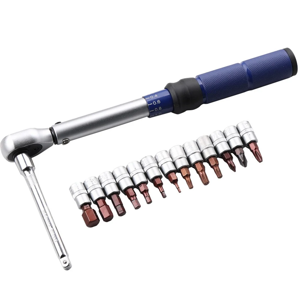 

Torque Wrench Multiple Socket Sizes FOR H2 .5-H10 T20-T30 PH1-PH3 WITH 100mm Extension Rod Maintenance Tool