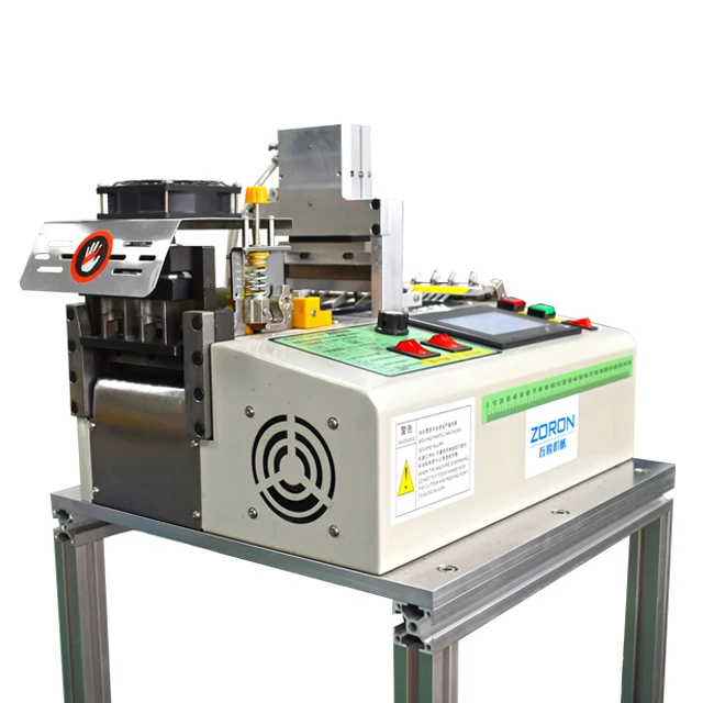 

Ultrasonic Cutting Machine Computer Tape Zipper Care Label Bootlace Hot and Cold Ribbon Cutting Machine