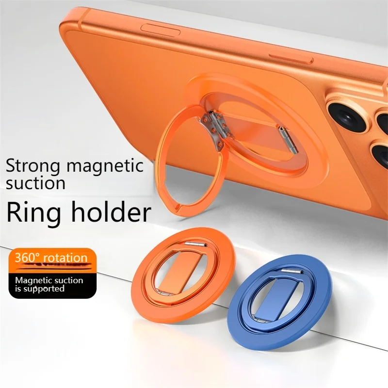 Ultradünner Metall-Magnetischer Handyring-Halter Verstellbar 360° °   Drehbarer Ständer für Magsafe, abnehmbarer Telefonhalter für iPhone