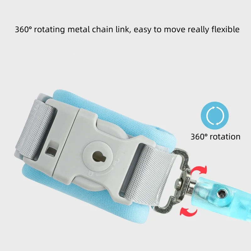 1.5M/2.0M/2.5M long key lock for infants and toddlers with lead rope for children with bracelet safety lead strap