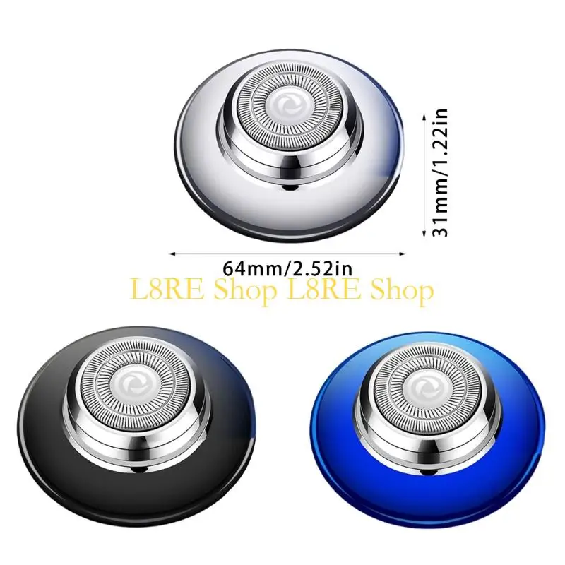 L8RE Portable Men Electric Ghaver IPX7 Wodoodporny lekki ładowni na twarz Trimmer do podróży i codziennego pielęgnacji