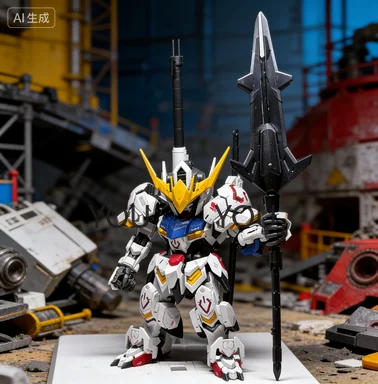 

Набор для сборки модели Barbatos Mgsd, фигурки с водными наклейками, бесплатная подставка для демонстрации, украшение для рабочего стола, игрушки-сюрпризы для мальчиков