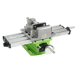 Multi-Functional Worktable Bench Drill Vise Fixture Milling Drill Table X and Y Adjustment Coordinate Table+2.5