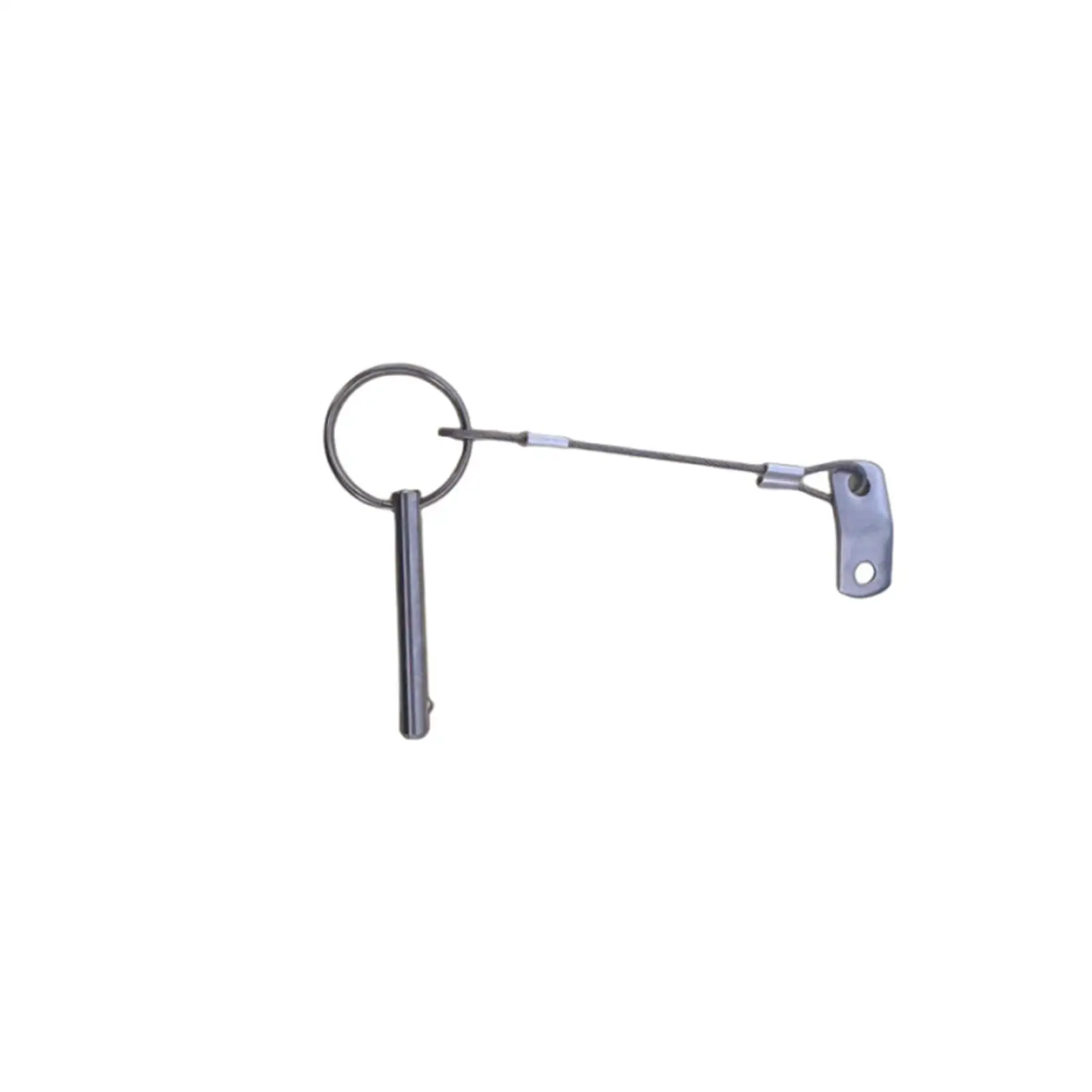 Pasador de liberación rápida para embarcaciones, de acero inoxidable plateado, tipo Lynch de seguridad, herraje marino para toldos Bimini, remolques, plataformas y equipos de cortacésped