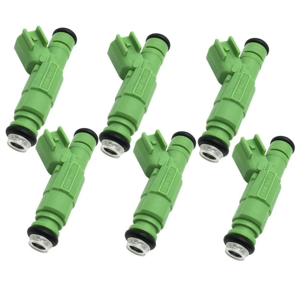 6Pcs Fuel Injector 04861454AA 81212141 For Chrysler & Dodge 0280156007 Town & Country Caravan Grand Caravan 3.3L 3.7L