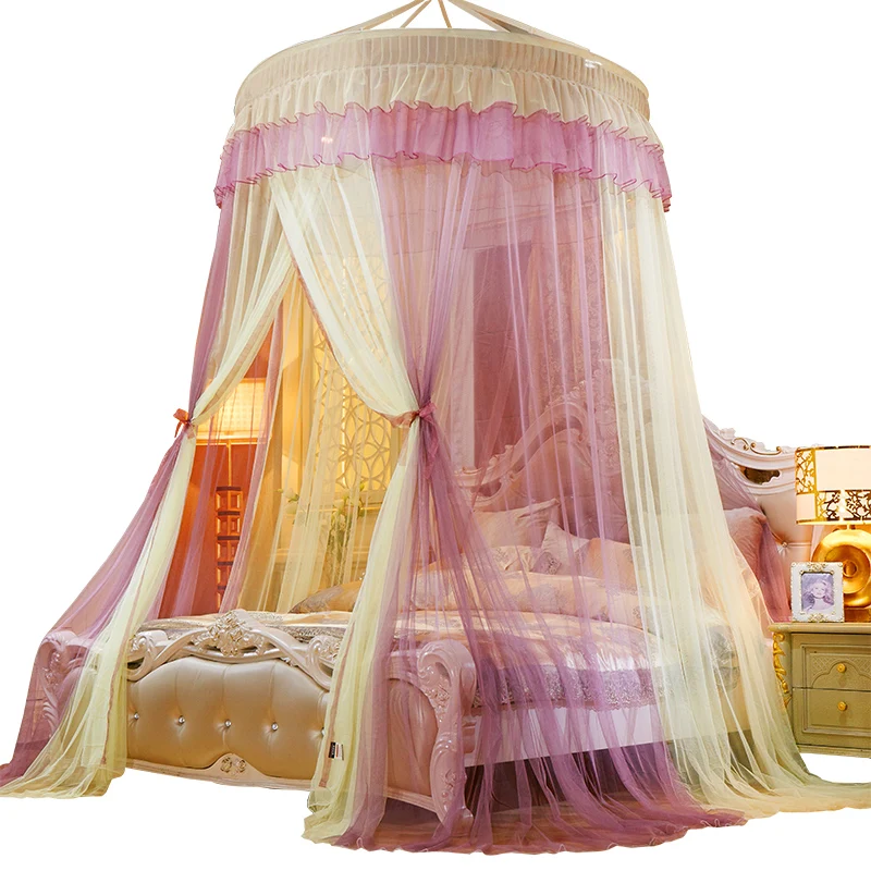 

European romantic lace edge adult baby dome mosquito net